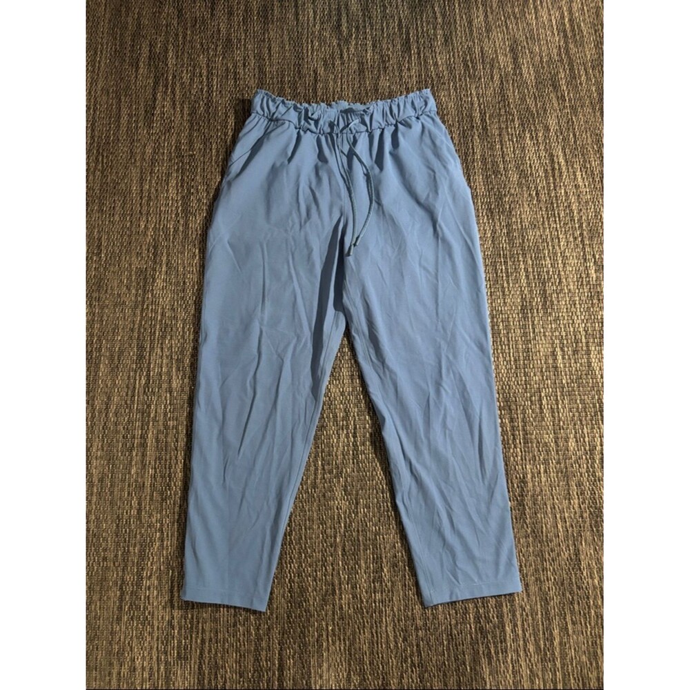 Lululemon Stretch High Rise Pant 7/8 Length Soft Denim Luxtreme Size 10